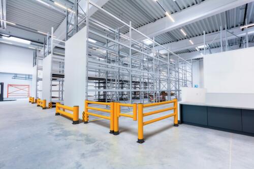 a.m.p.e.r.e. Aanrijdbeveiliging voor stelling Rack Mammut®, hoogte x lengte 600 x 1200 mm