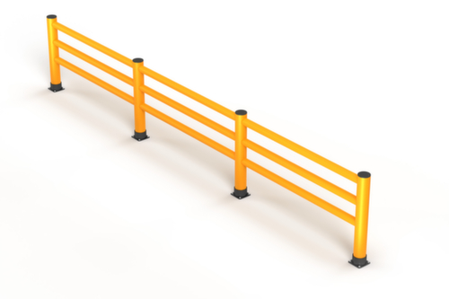 a.m.p.e.r.e. balustradesysteem Rack Mammut®, leuning, lengte 6000 mm
