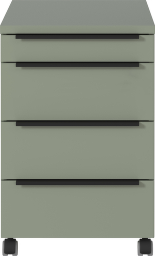 Verrijdbaar ladeblok GW-MAILAND 4377, 3 lade(n), taupe/taupe