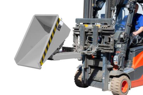 Bauer Lage kiepbak voor spaanders met afrolmechanisme