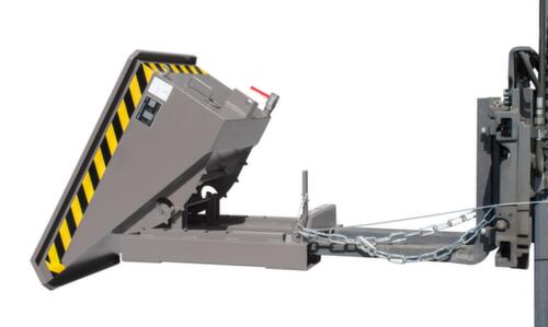 Bauer Lage kiepbak voor spaanders met afrolmechanisme