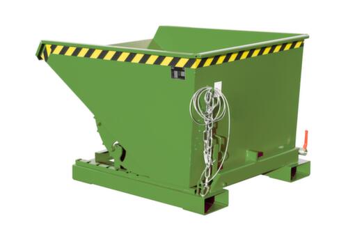 Bauer kiepbak voor spaanders met afrolmechanisme