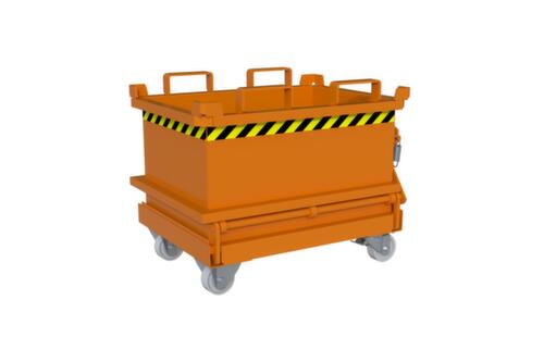 Bauer Mini-bodemklepcontainer MSB 150 in RAL2000 geeloranje