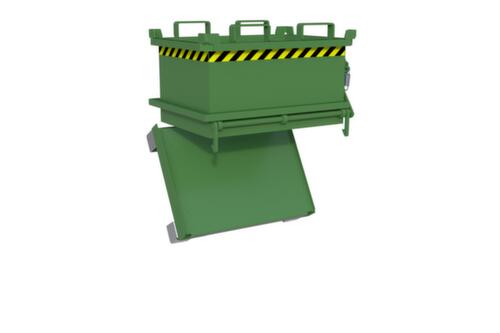 Bauer Mini-bodemklepcontainer MSB 150 in RAL6011 resedagroen