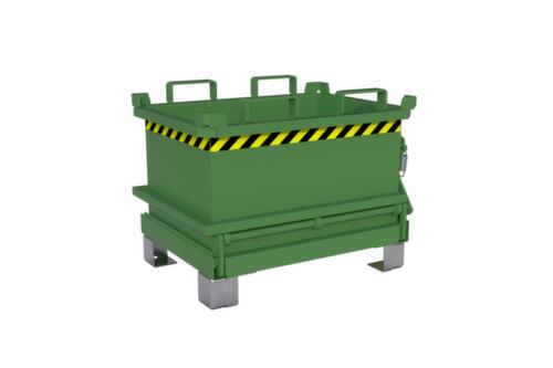 Bauer Mini-bodemklepcontainer MSB 150 in RAL6011 resedagroen