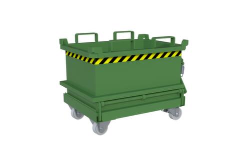 Bauer Mini-bodemklepcontainer MSB 150 in RAL6011 resedagroen