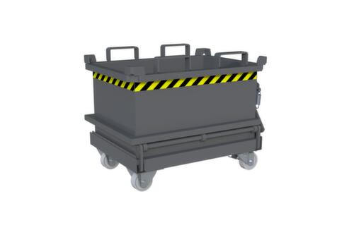 Bauer Mini-bodemklepcontainer MSB 150 in RAL7005 muisgrijs
