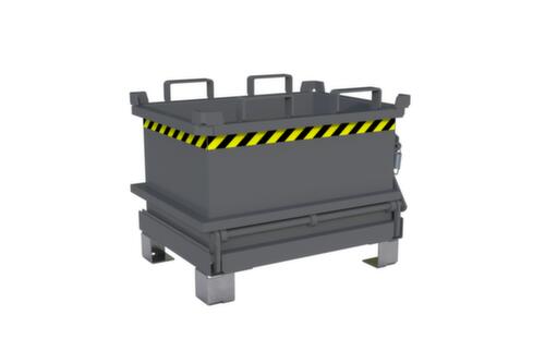 Bauer Mini-bodemklepcontainer MSB 150 in RAL7005 muisgrijs