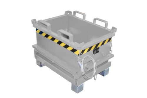 Bauer Mini-bodemklepcontainer MSB 150 in RAL7005 muisgrijs