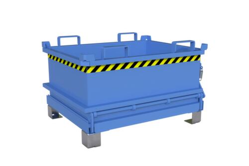 Bauer Mini-bodemklepcontainer MSB 250 in RAL 5012 lichtblauw