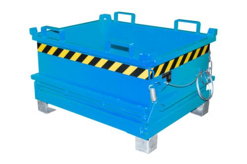 Bauer Mini-bodemklepcontainer MSB 250 in RAL 5012 lichtblauw