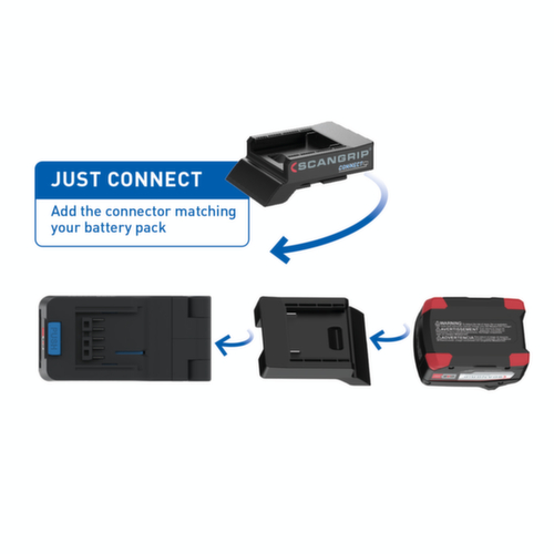 Scangrip bouwlamp JUST CONNECT BASIC