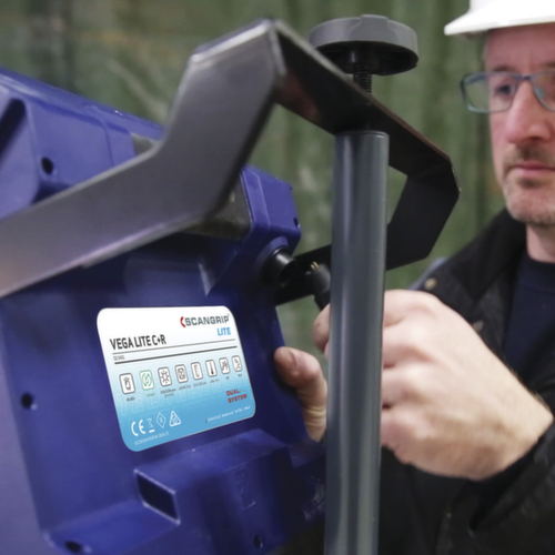 Scangrip Accu-schijnwerper voor in de bouw VEGA LITE C+R