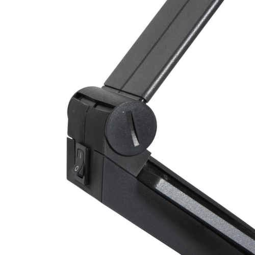 MAUL dimbare LED-tafellamp MAULsolaris, licht neutraalwit, zilverkleurig