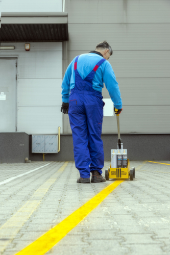 Vloermarkeringsapparaat Smart Striper® voor verfblikken, geel