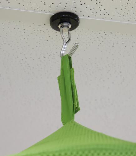 MAUL Haakmagneet Karussell van staal, wit, Ø 35 mm