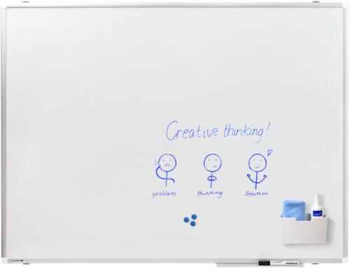 Legamaster Geëmailleerd whiteboard PREMIUM PLUS in wit, hoogte x breedte 1000 x 2000 mm