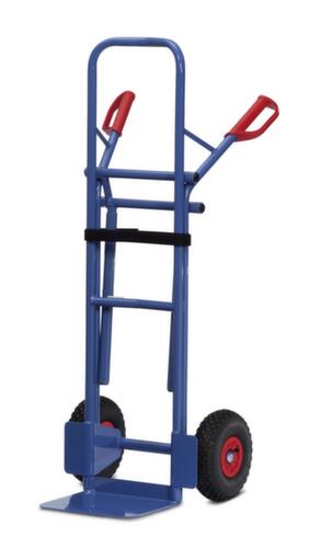 fetra Stoelwagen met inhaakdraagframe, draagvermogen 300 kg, lucht banden