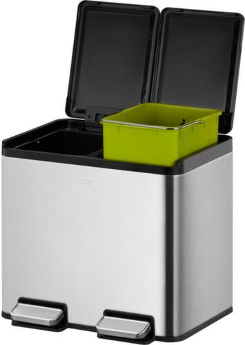 Pedaalemmer EKO met beschermlaag tegen vingerafdrukken, 2 x 15 l