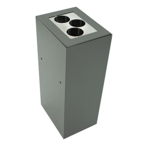 Afvalverzamelbak, 60 l, donkergrijs