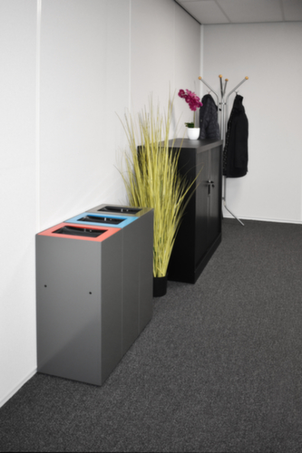 Afvalverzamelbak, 60 l, donkergrijs