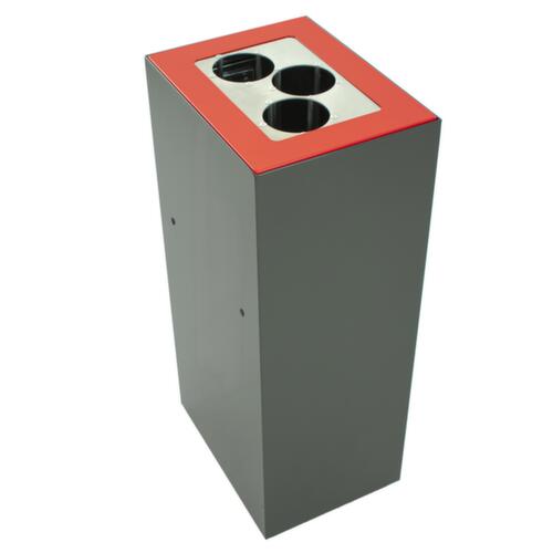 Afvalverzamelbak, 60 l, donkergrijs