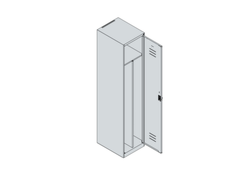 C+P Locker Classic Plus voor scheiding van kleding, vakbreedte 400 mm