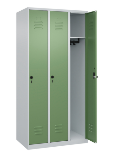 C+P locker Classic Plus met 3 vakken, vakbreedte 300 mm