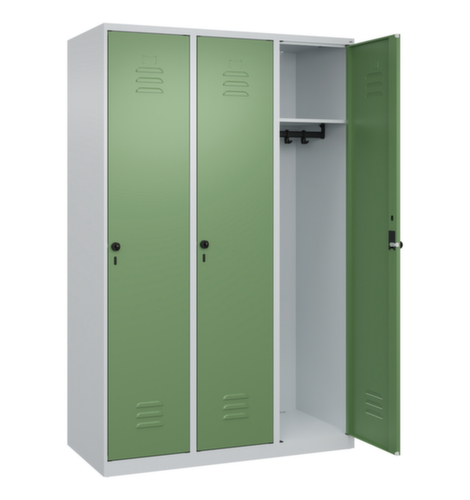 C+P locker Classic Plus met 3 vakken, vakbreedte 400 mm