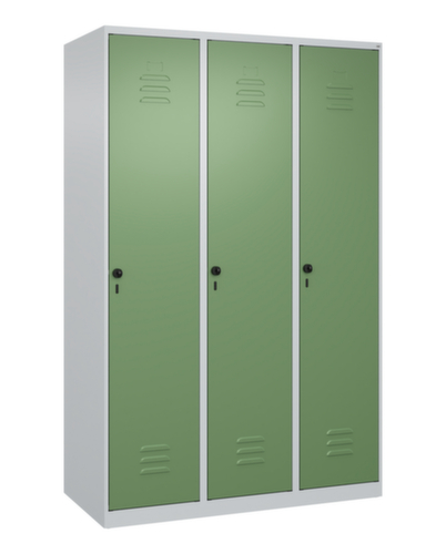 C+P locker Classic Plus met 3 vakken, vakbreedte 400 mm