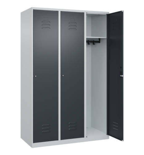 C+P locker Classic Plus met 3 vakken, vakbreedte 400 mm