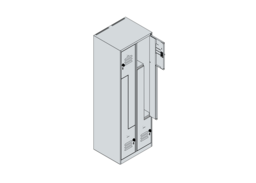 C+P Z-locker Classic Plus, vakbreedte 150/300 mm