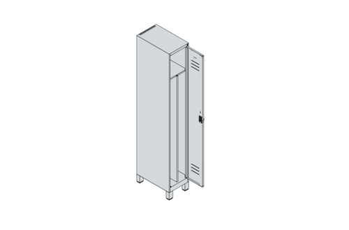 C+P Locker Classic Plus voor scheiding van kleding, vakbreedte 300 mm