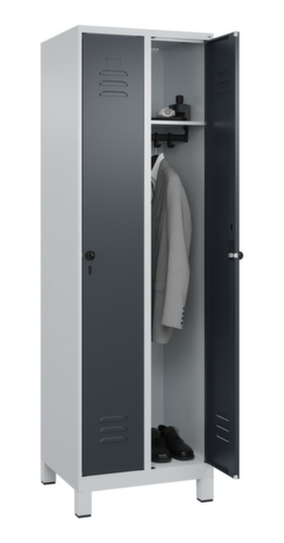 C+P locker Classic Plus met 2 vakken, vakbreedte 300 mm