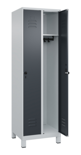 C+P locker Classic Plus met 2 vakken, vakbreedte 300 mm