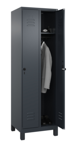 C+P locker Classic Plus met 2 vakken, vakbreedte 300 mm