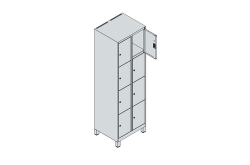 C+P Lockersysteem Classic Plus, 8 vakken