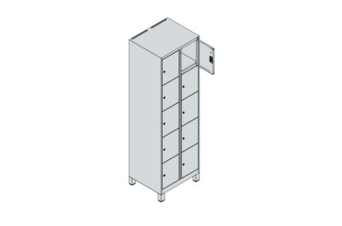 C+P Lockersysteem Classic Plus, 10 vakken
