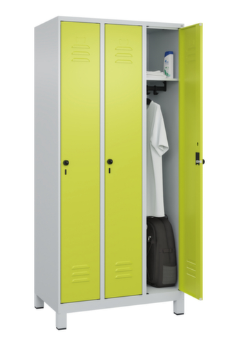 C+P locker Classic Plus met 3 vakken, vakbreedte 300 mm