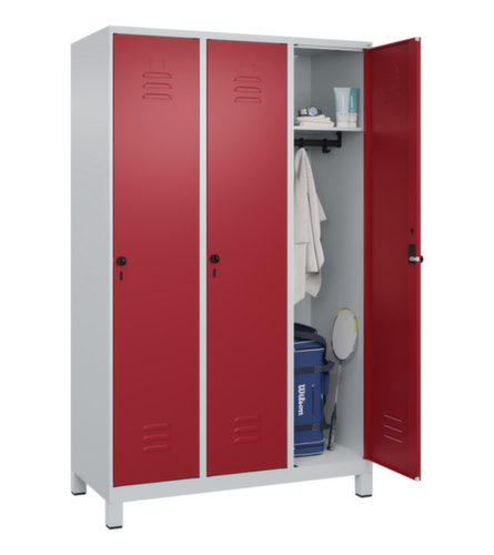 C+P locker Classic Plus met 3 vakken, vakbreedte 400 mm