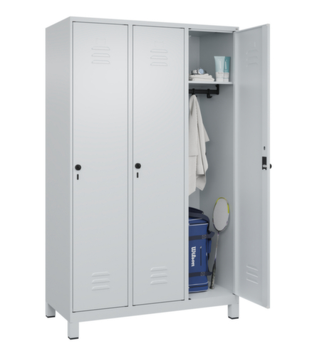 C+P locker Classic Plus met 3 vakken, vakbreedte 400 mm