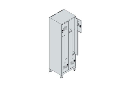 C+P Z-locker Classic Plus, vakbreedte 150/300 mm