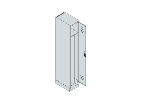 C+P Locker Classic Plus voor scheiding van kleding, vakbreedte 300 mm