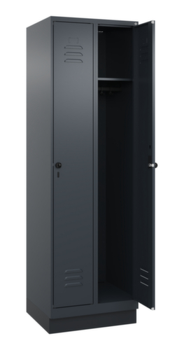 C+P locker Classic Plus met 2 vakken, vakbreedte 300 mm