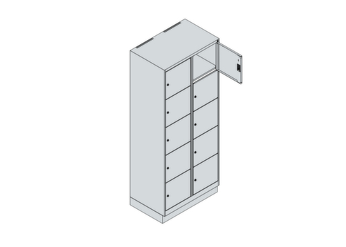 C+P Lockersysteem Classic Plus, 10 vakken