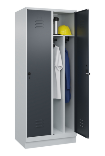 C+P Locker Classic Plus voor scheiding van kleding, vakbreedte 400 mm