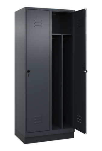 C+P Locker Classic Plus voor scheiding van kleding, vakbreedte 400 mm