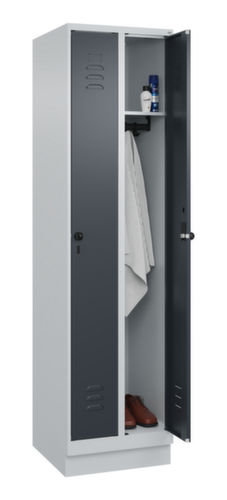 C+P locker Classic Plus met 2 vakken, vakbreedte 250 mm