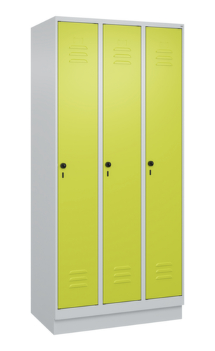 C+P locker Classic Plus met 3 vakken, vakbreedte 300 mm