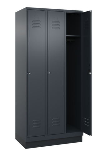 C+P locker Classic Plus met 3 vakken, vakbreedte 300 mm